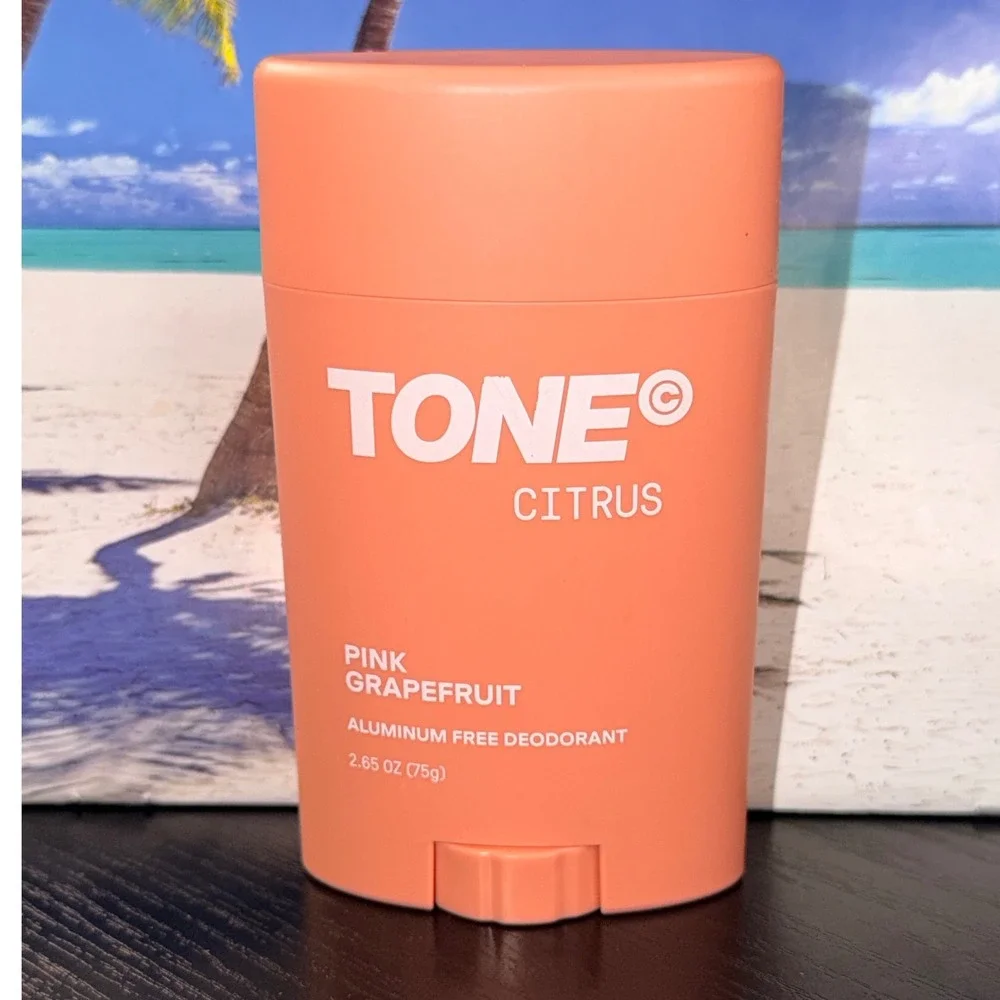 Tone Citrus Pink Grapefruit Aluminum Free Deodorant Stick 2.65 oz Mens 48H Odor
